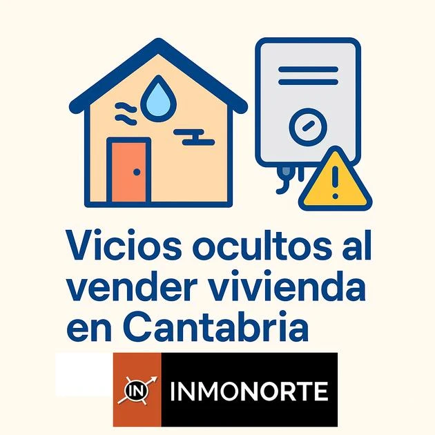 Vicios ocultos al vender una vivienda en Cantabria: humedades y calderas