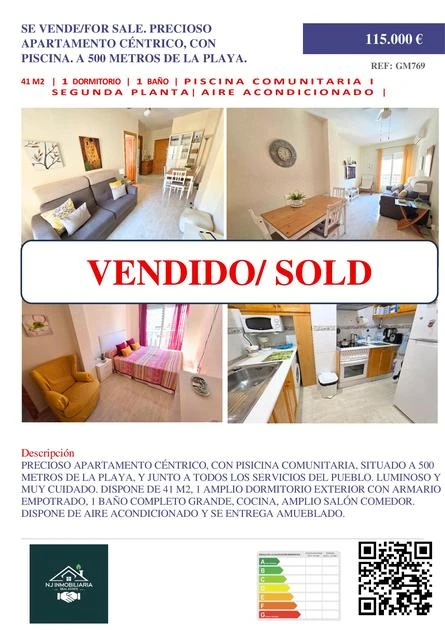 OTRO APARTAMENTO VENDIDO EN GUARDAMAR