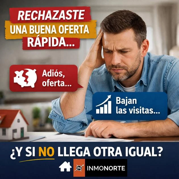 Rechazar una oferta rápida por tu piso: el error que luego duele