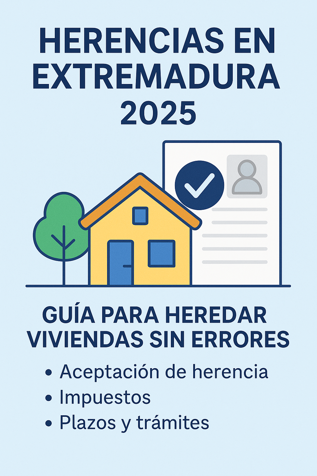 Herencias en Extremadura 2025