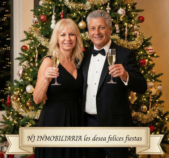 NJ INMOBILIARIA LES DESEA FELICES FIESTAS