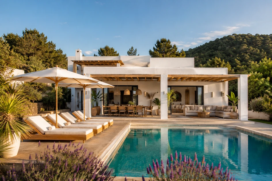 Qué incluye una villa completamente equipada en Ibiza