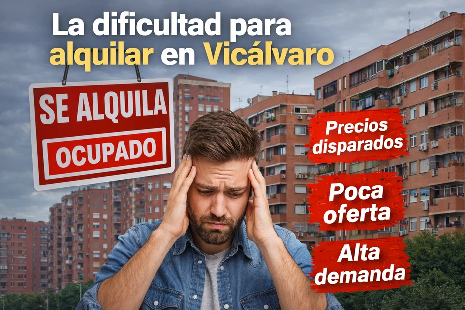 Alquiler en Vicálvaro es cada vez es más difícil