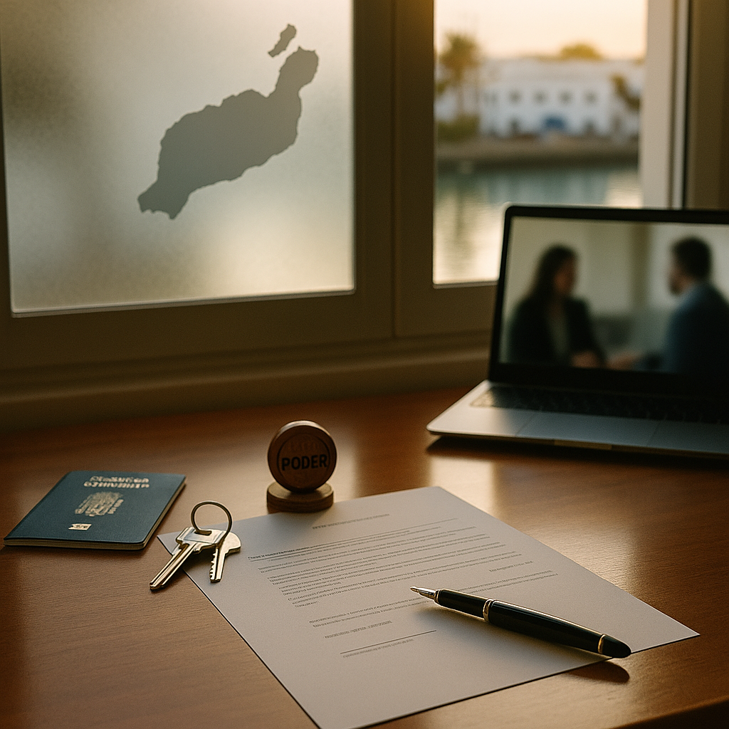 Vender una propiedad a distancia en Lanzarote