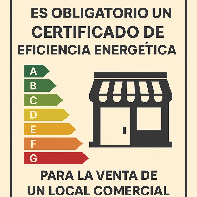 ¿Es obligatorio el Certificado de Eficiencia Energética para vender un local comercial?