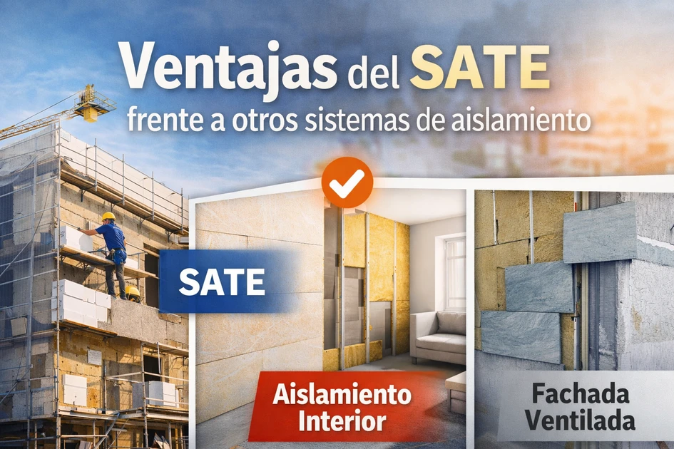 Ventajas del SATE frente a otros sistemas de aislamiento térmico