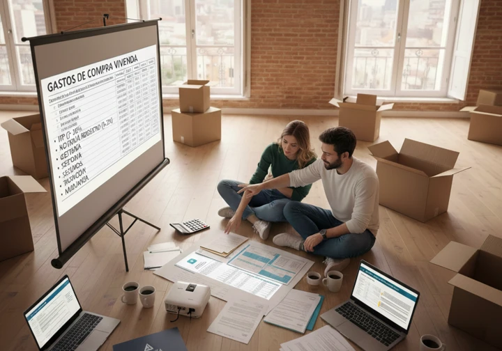 Gastos al comprar vivienda: nota real y negociación hoy