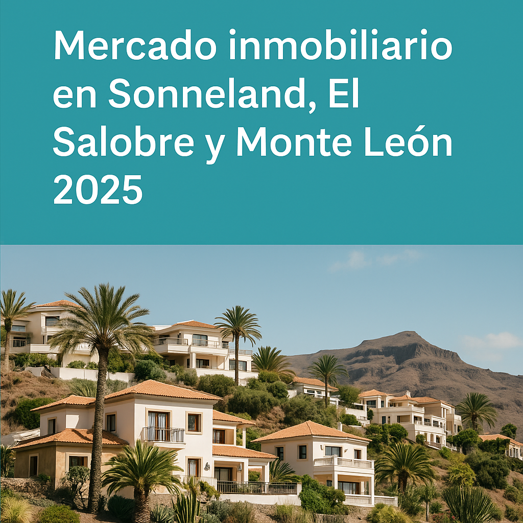 Mercado inmobiliario en Sonneland y El Salobre/Monte León