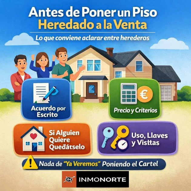 Antes de vender un piso heredado: 7 acuerdos entre herederos para evitar líos