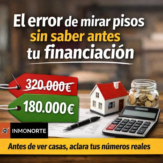 El error de mirar pisos sin saber antes tu financiación