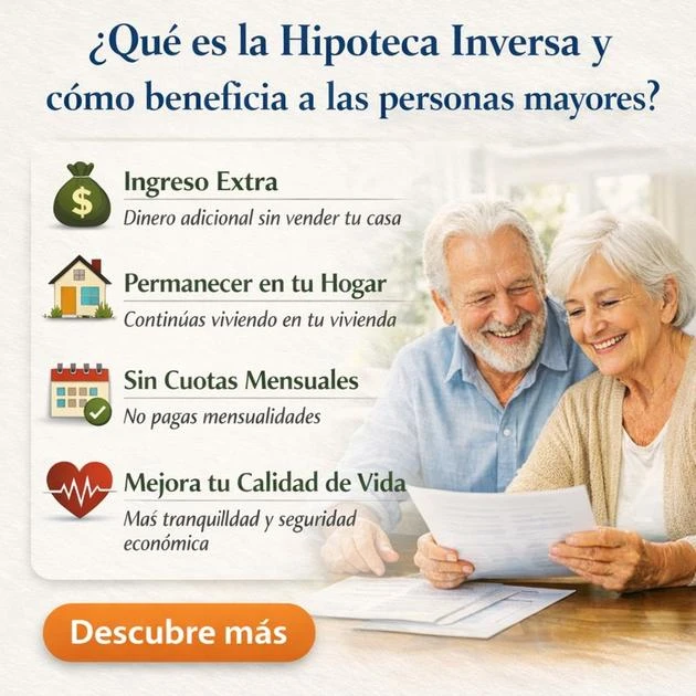¿Qué es la hipoteca inversa y por qué puede ser una buena opción para las personas senior?
