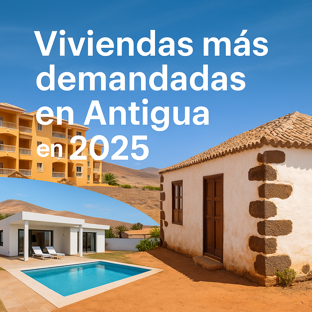 Viviendas más demandadas en Antigua en 2025