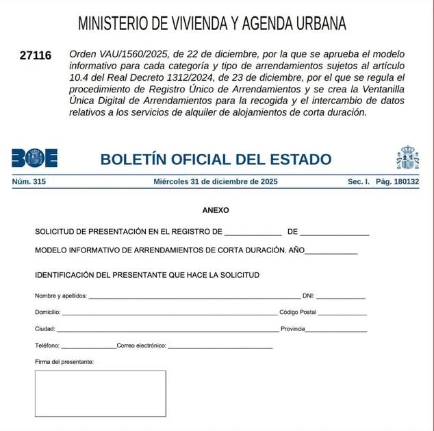 Registro obligatorio del alquiler temporal en Cataluña