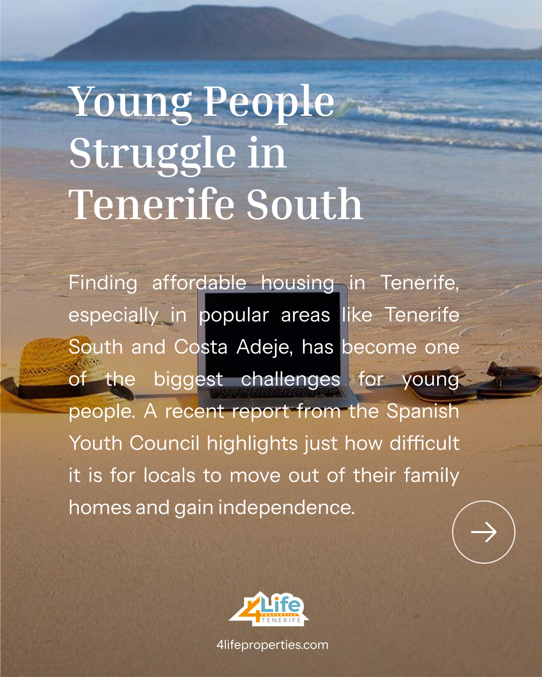 Young People Struggle in Tenerife South