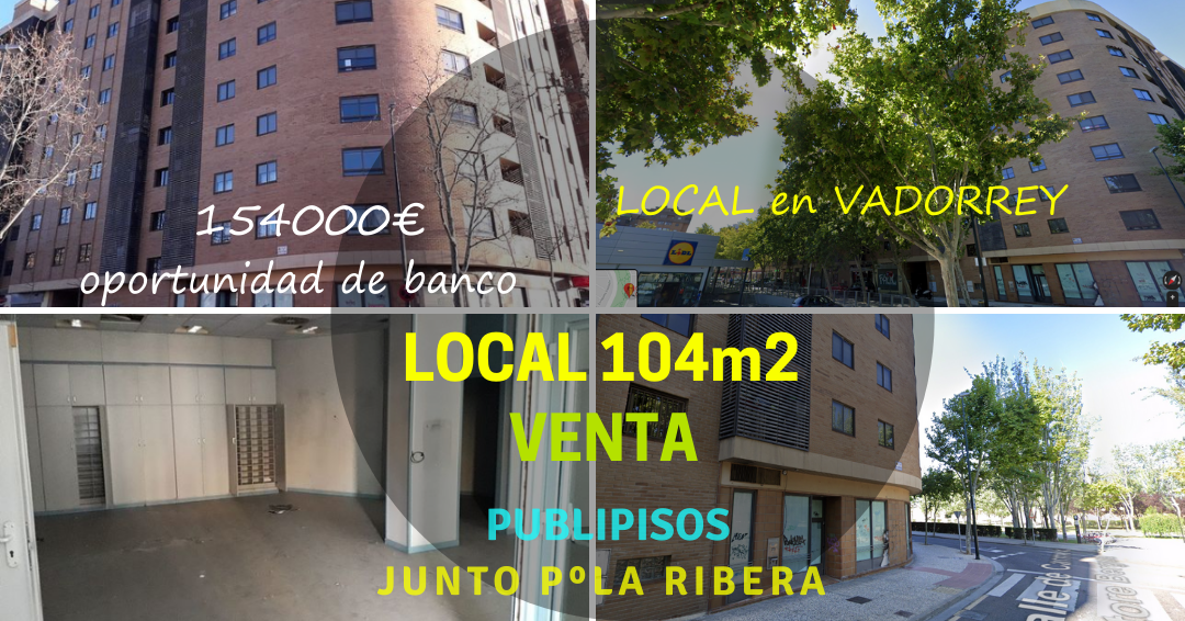 Local en venta Vadorrey Zaragoza